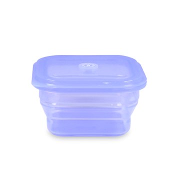 푸쉬락(지켜락) 400ml (15color) 접이식 실리콘 용기 냉동밥 보관