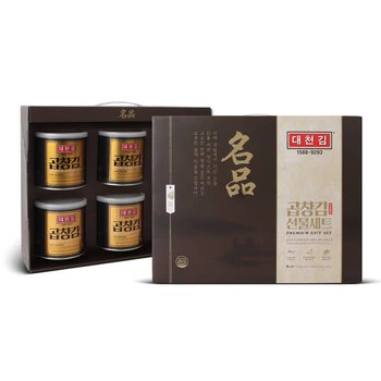 [대천김]조미구이 곱창캔김 선물세트 (30g*6캔) S706호