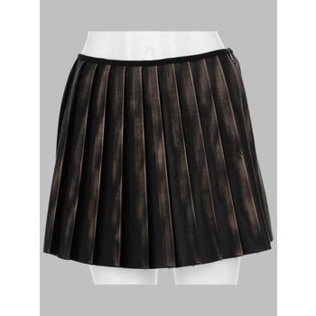 [해외] 26SS 디젤 Short pleated distressed effect 스커트 A21153 0ALBP9XX BROWN