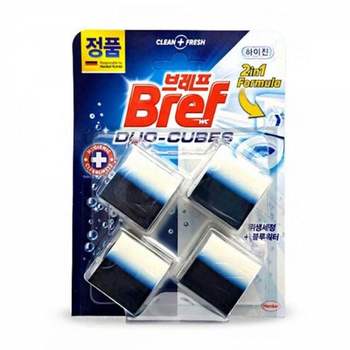 블루 변기세정제 발포 변기청소 큐브 화장실 워터 듀오 탈취제 욕실