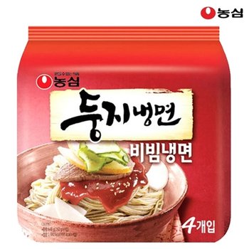 농심 둥지냉면 비빔냉면 162g x 4봉_