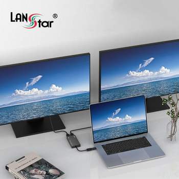 USB 3.0 A C to 듀얼 HDMI 화면 확장 컨버터 LS-UH319 듀얼hdmi컨버터 usbtohdmi usbtohdmi듀얼