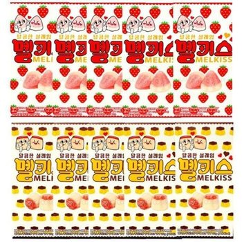 [JHQS5OE2_52EF]심플 데일리 딸기맛5개+푸딩모양5개 6Bo