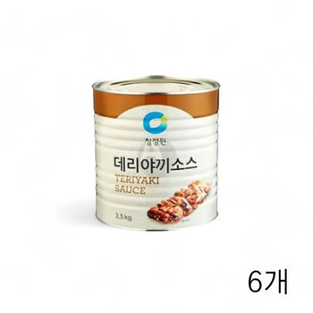 대상 N5D7P9B4 청정원 데리야끼소스 3.5Kg X 6개 대용량 소스
