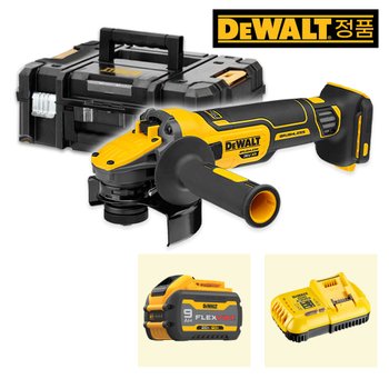 디월트 DCG409X1 20Vmax 9.0Ah x1팩 플렉스볼트 Advantage 125mm(5인치) 충전 그라인더