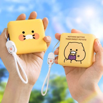 카카오프렌즈 춘식이 고속충전 미니 보조배터리 10,000mAh 휴대용 가벼운 밧데리 단체선물