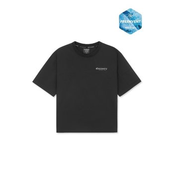 디스커버리키즈반팔티 AQS DKTR76053-BKS 키즈 프레시벤트 경량 우븐 소매 포켓 트레이닝 반팔티