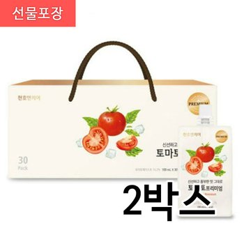 천호엔케어 토마토 프리미엄 100ml × 30팩 2박스