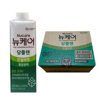 뉴케어 당플랜 세트 인절미맛 200ml 30팩 식이조절 어르신 노인 병문안 환자식 식사대용