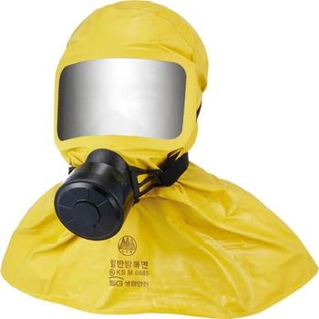 [오늘출발] SG생활안전 일반방독면-화생방마스크 SG1000HC 두건형 8403911