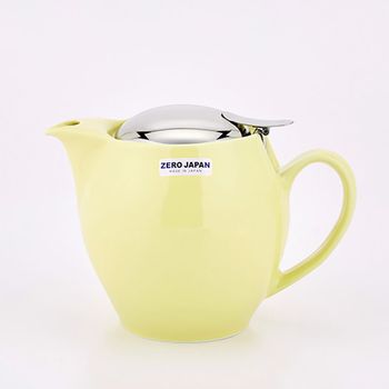 제로재팬 도자기 라운드티팟 2인용 450ml 안티크그린 일본티포트 예쁜주방용품 테이블웨어