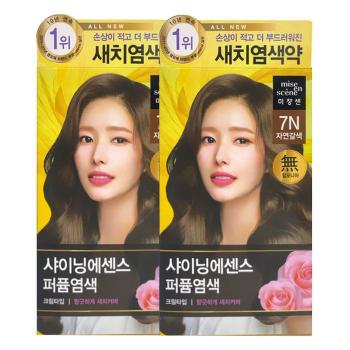 미쟝센 올뉴 샤이닝에센스 7N 자연갈색 x2 /염색약 (S12461680)