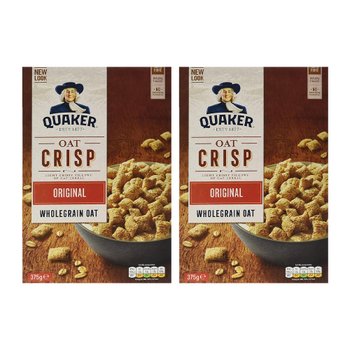 [해외] Quaker 크리스피 오트밀 시리얼 Oat Original Cereal 375g 2개