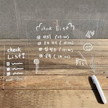 [룽스_65]아크릴 메모 아크릴마카 보드 마카 팬 7030C (49981091)