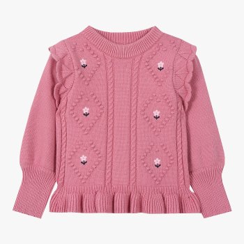 [밀리밤] 밀리 프릴리 폼폼 스웨터 MLKA25N3G_7358