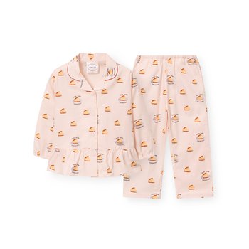 [신세계백화점][오르시떼]여아동 G033 뉴욕치즈케이크 긴소매 파자마 세트