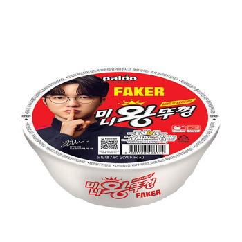 소컵라면 팔도 미니 왕뚜껑 80g 16개 (S15086869)