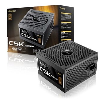 Antec CSK 650W DC 80PLUS브론즈 ATX 파워