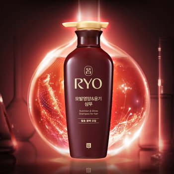 려 모발영양&윤기 샴푸 400ml(동백 오일)