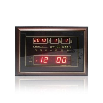 CE 카렌다벽걸이 디지털시계 CH-5004
