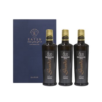 OLEIFCIO TOSCANO MORETTINI S.R.L [신세계백화점][잇츠앤] 그란디스 셀레지오네 유기농 엑스트라버진 올리브오일 3종 선물세트