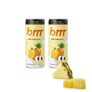 부르르 밀크소다 제로 망고파인애플 250mlX30캔