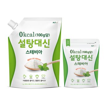 설탕대신 스테비아 1kg + 스테비아 180g 추가증정!
