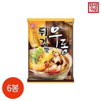 한성기업 튀김맛 우동 (2인분) 423g x 6봉 (S10514814)