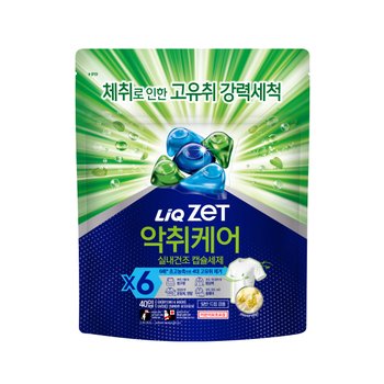 리큐 제트 악취케어 실내건조 캡슐세제 40입
