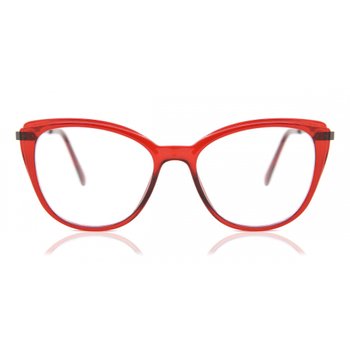 풀 림 캣아이 투명 레드 스마트바이 컬렉션 조지안 CP121F 패션 여성용 안경 (무료배송)