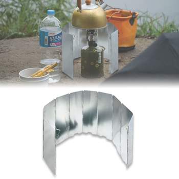 캠핑 버너 바람막이 렌지 가림판 화로대 윈드 스크린 렌지가드 기름튐방지가드 버너바람막이