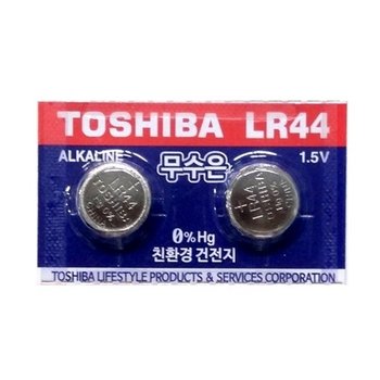 도시바 무수은 건전지 LR44(1알) 1.5V 알카라인