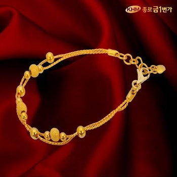 순금 팔찌 주얼리 37.5g 더블골든볼