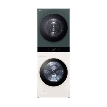 LG 트롬 워시타워 세탁건조기 WL22EGZU 네이처그린 베이지 25/22kg