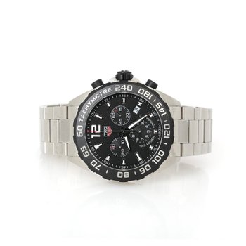 [중고명품] 럭스애비뉴 태그호이어 포뮬러1 크로노그래프 시계 스틸워치 CAZ1010