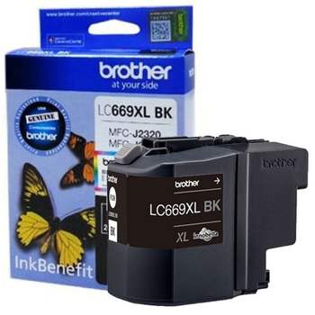 브라더 LC669XL-BK 정품잉크 검정(2400매) MFC-J2720 정품드럼 재생드럼 이미징유닛 문구용품