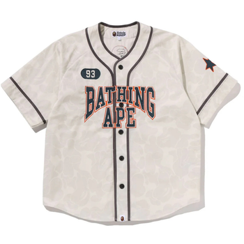 [해외] 베이프 반팔셔츠 SOLID CAMO MULTI LOGO BASEBALL SS SHIRT 1M30-132-310