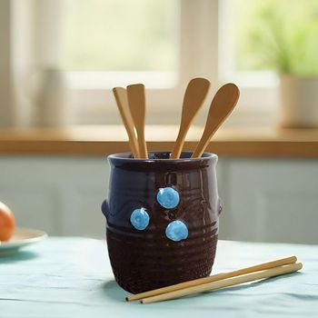 공방 항아리 수저통 소