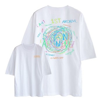 [무료배송][문컬렉션]5부오버핏/네온퍼스트