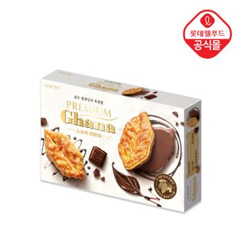 [롯데] 프리미엄 가나 쇼콜라 립파이 초코 132g[35397249]