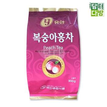 유안 자판기용 복숭아홍차 900g