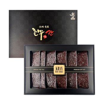 칸 수제 한우육포 선물세트 360g+쇼핑백