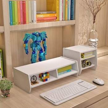 모니터 베이직 데스크 받침대 거치대 올데이 선반 사