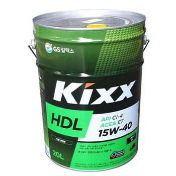 (그린툴샵) GS칼텍스 엔진오일(디젤) Kixx HDL CI-4/E7 15W-40_20L (화물착불) (826-0787)