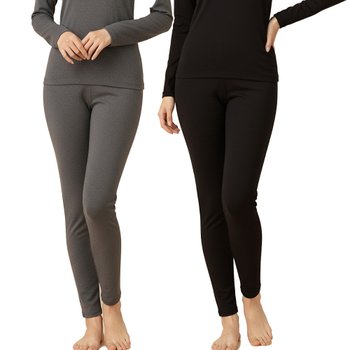 미미캐츠 두툼한 융 기모 방풍 방한 여성 내복 하의 내의 바지 P-4090