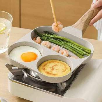 3구 인덕션 오믈렛팬 멀티 후라이팬 논스틱 웜그레이