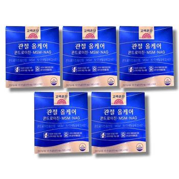 고려은단 관절 올케어 콘드로이친 MSM NAG 30포 5박스 (S51138436)