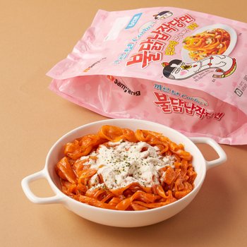[트레이더스]삼양 까르보불닭납작당면 6입 파우치 987g(164.5g*6인분)