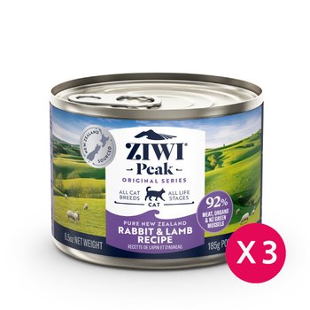 [오늘출발] 지위픽 CAT 캔 토끼 양고기 185g x3개 뉴질랜드 생산제품