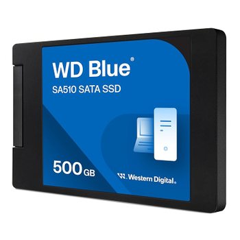 [해외] 웨스턴디지털 WD Blue 500GB SATA SSD 2.5인치 (읽기 560MB/s, 쓰기 510MB/s) 5년 보증